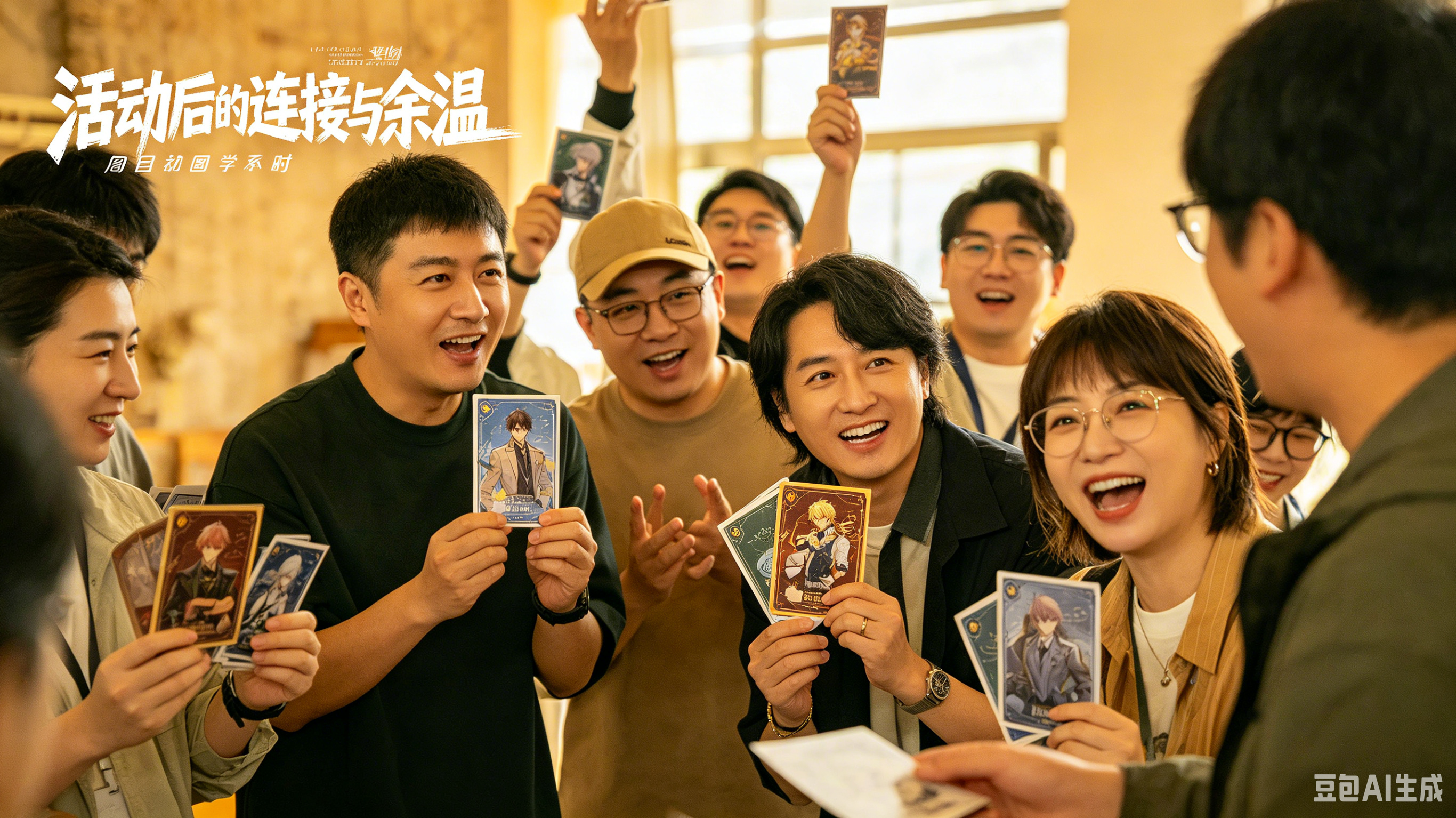 一群人在室内活动后的场景 addCriterion图片位于文档“六、结语：在游戏中照见真实”部分，与 addCriterion图片位于文档“六、结语：在游戏中照见真实”部分