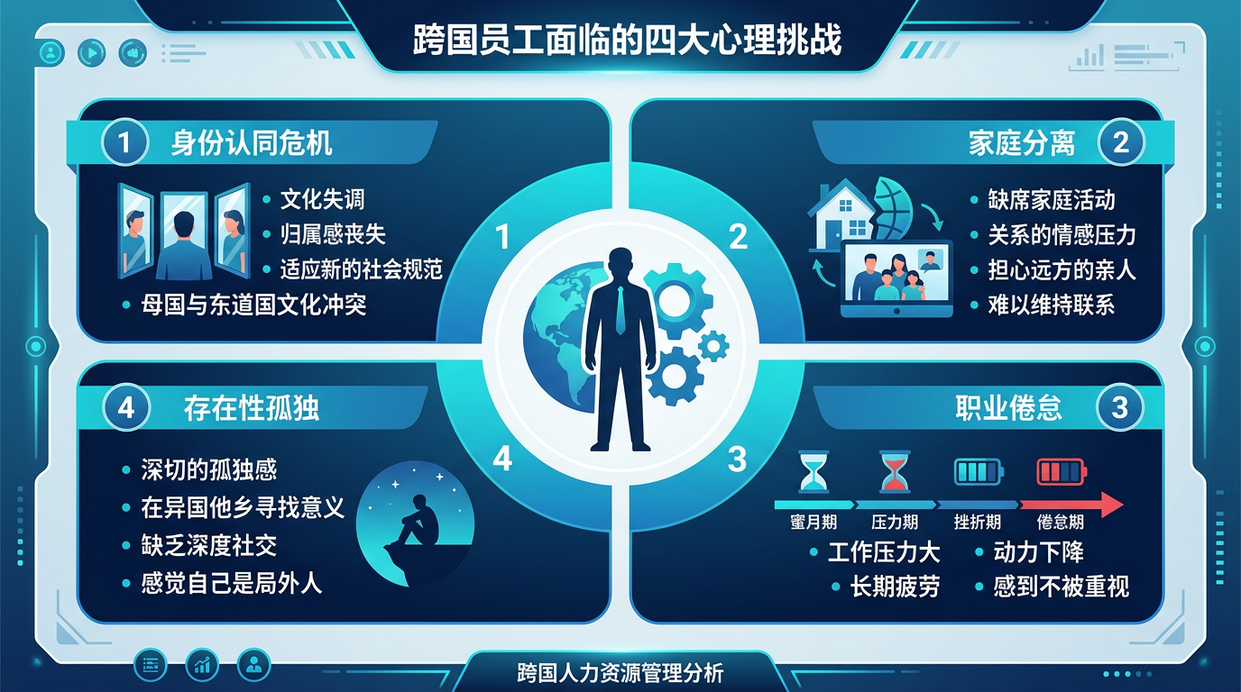 跨国员工面临的四大心理挑战