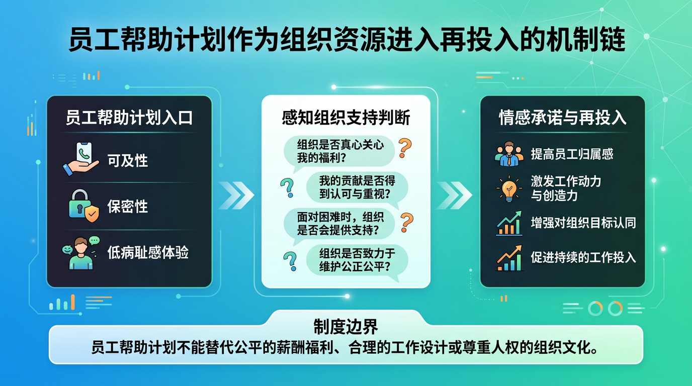 员工帮助计划作为组织资源进入再投入的机制链
